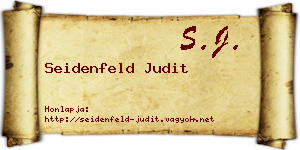 Seidenfeld Judit névjegykártya